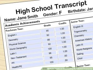 Requesting a Transcript