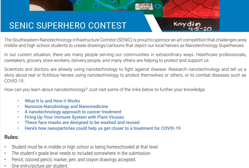 Senic Superhero Contest