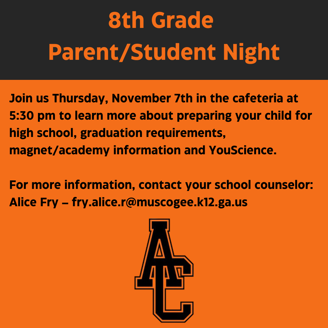 8th Grade Parent/Student Night