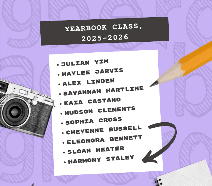 Yearbook Class, 2025-2026