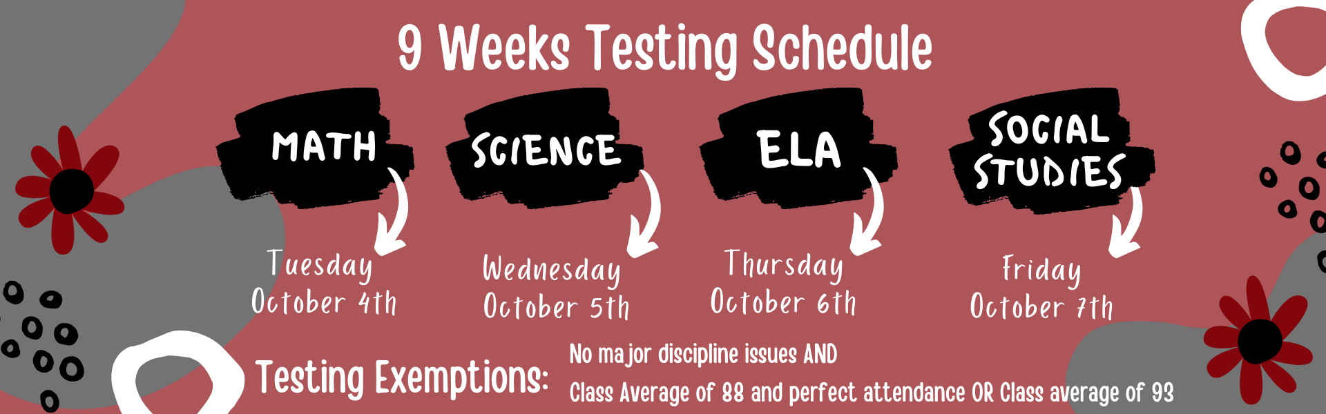 Dark Green Organic Shape Class Schedule Google Classroom Header (1)
