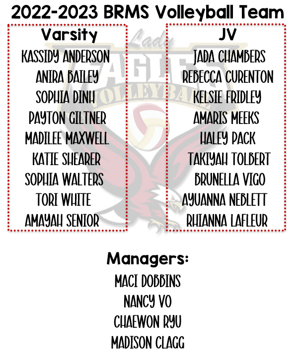 volleyball roster