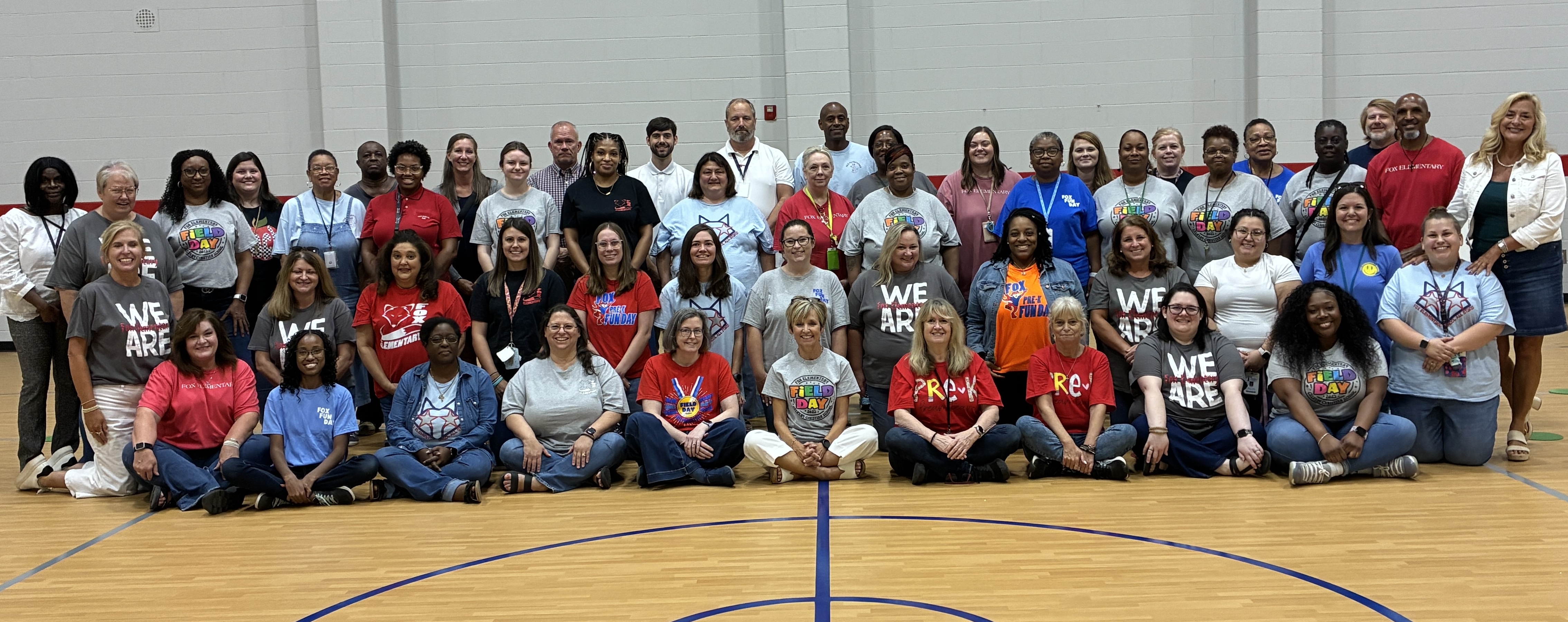 group photo of Fox faculty and staff