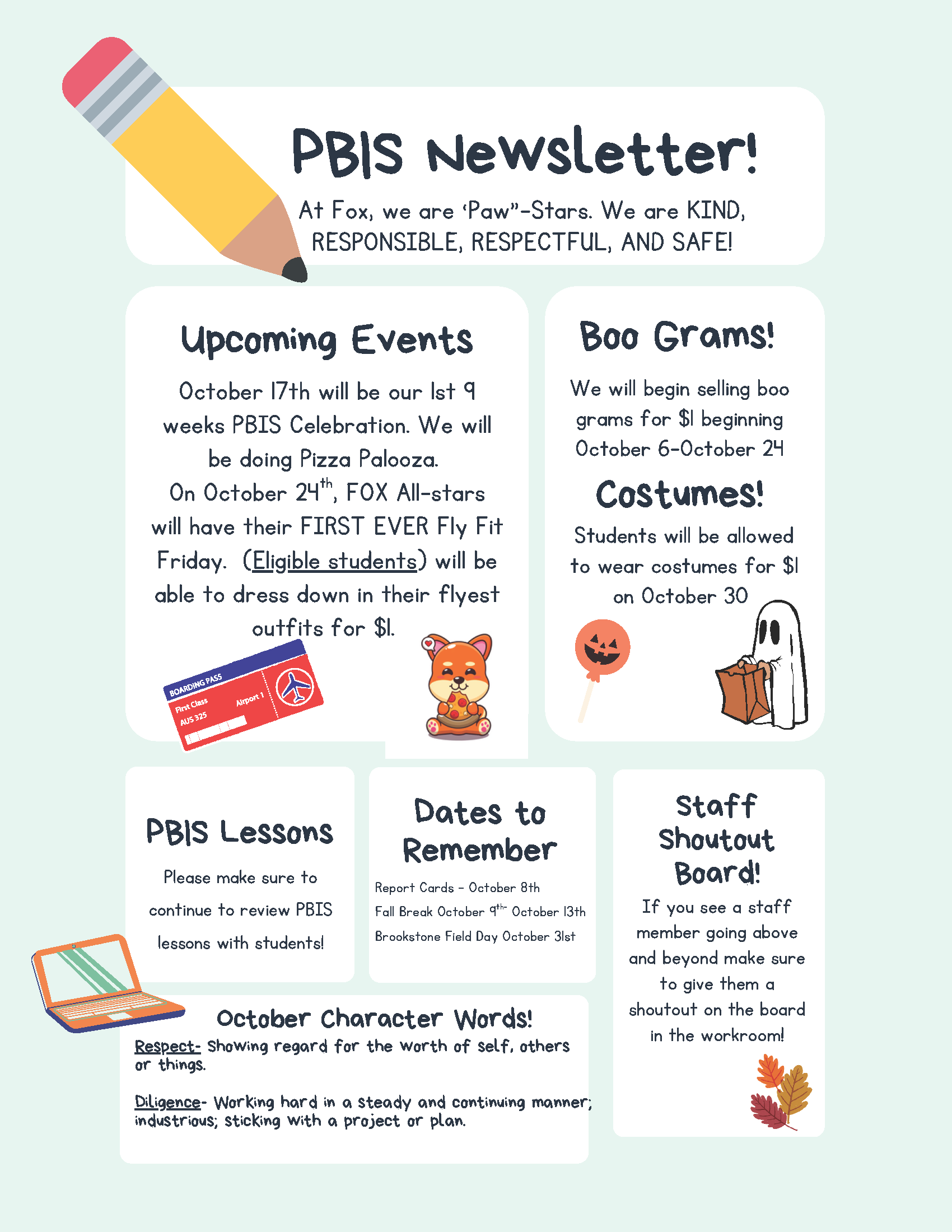 PBIS Newsletter October