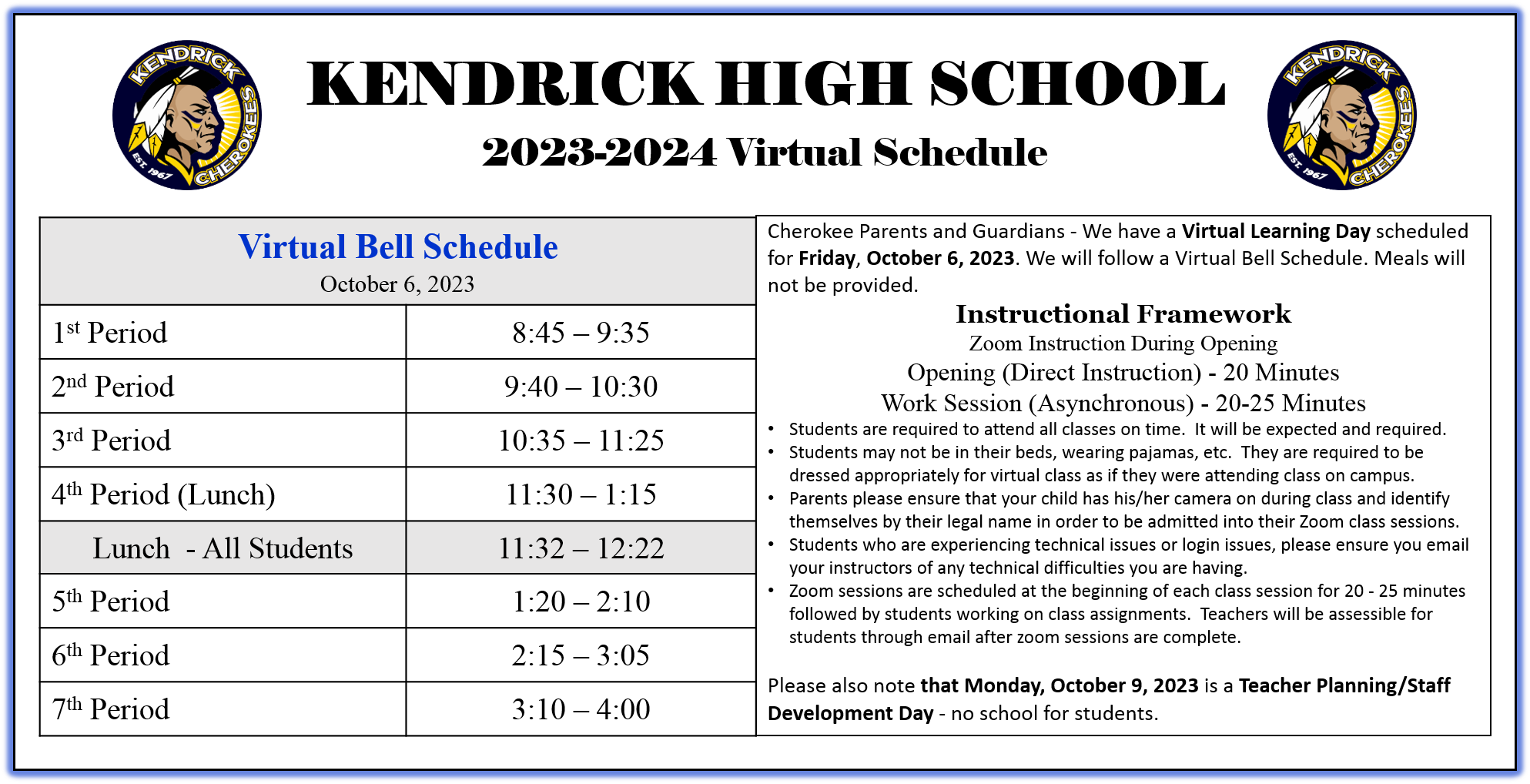 Kendrick High School | Just another Network site