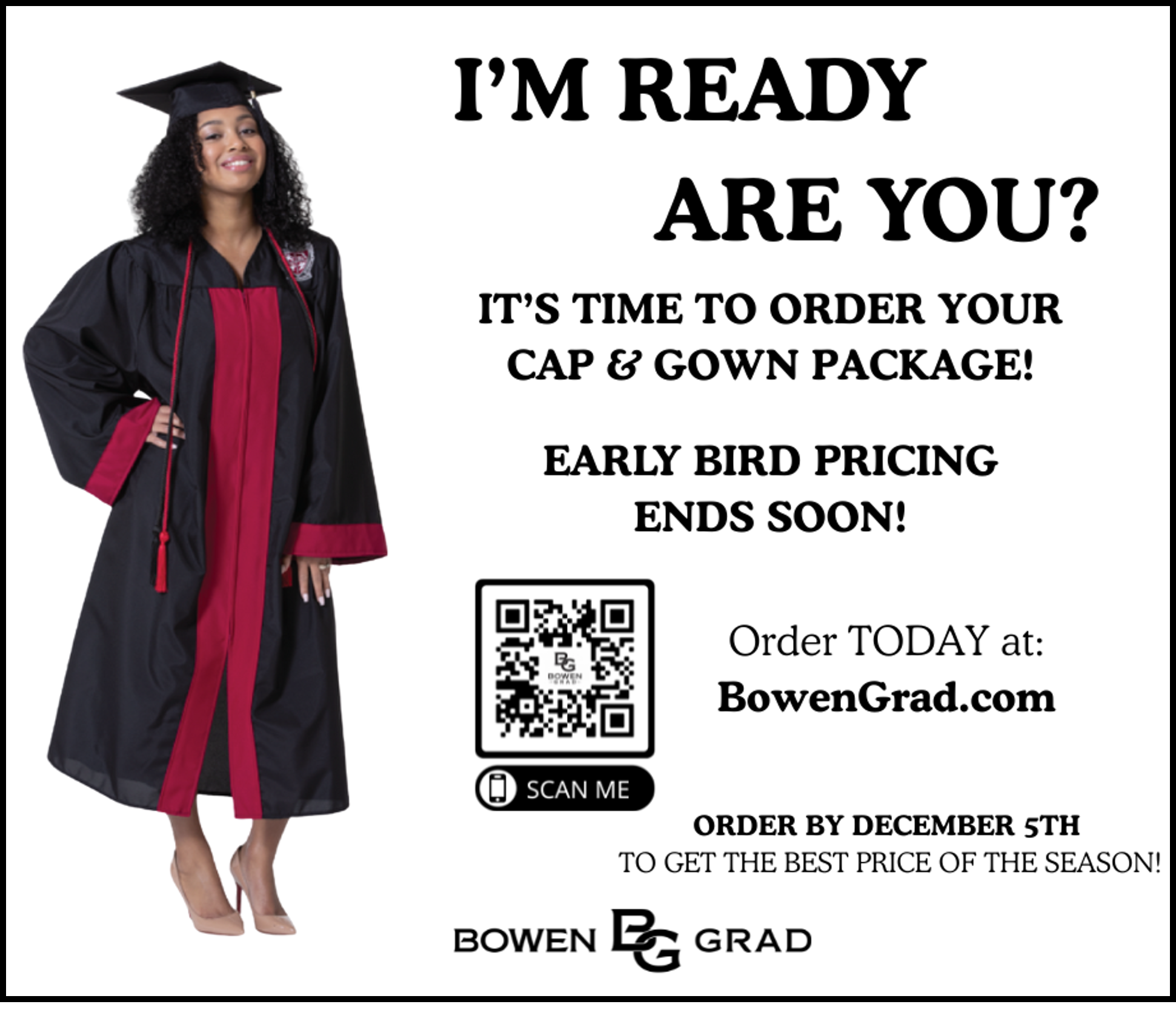 Bowen Grad Early Bird Special
