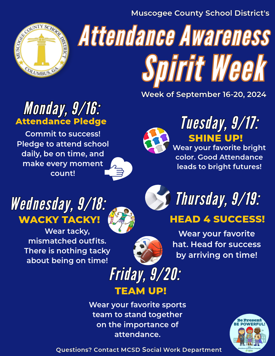 Attendance Awareness Spirit Week