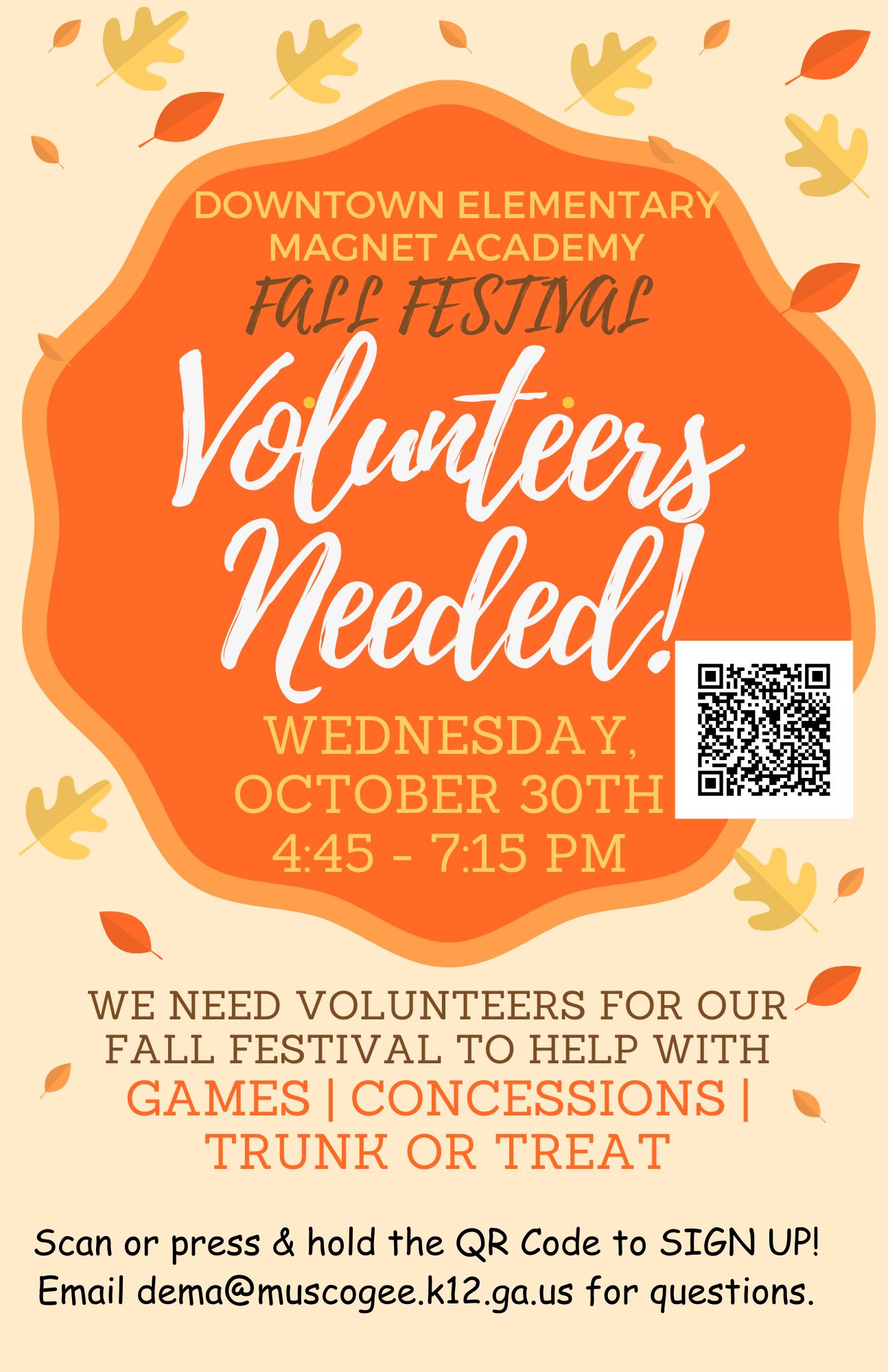 Volunteers Needed!