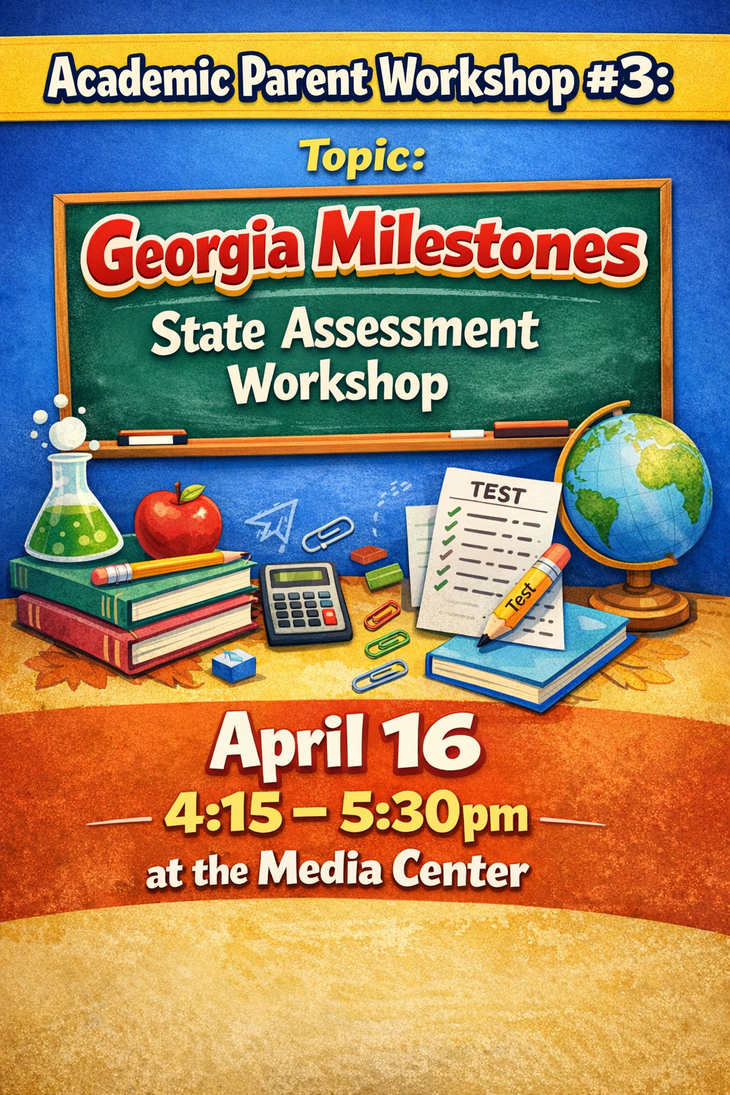 Join Us for Academic Parent Workshop #3!