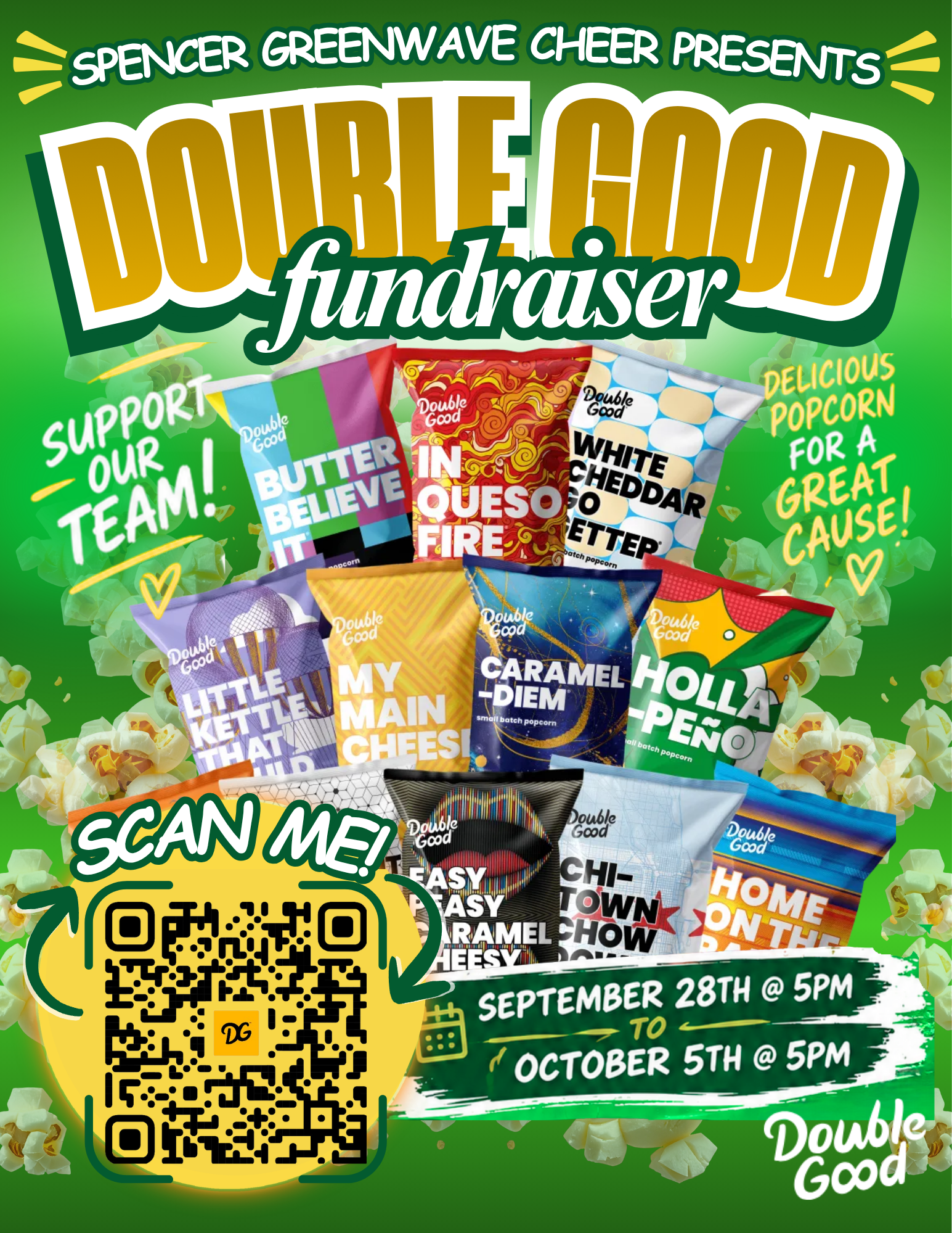 Please support the Spencer Greenwave Cheer Team