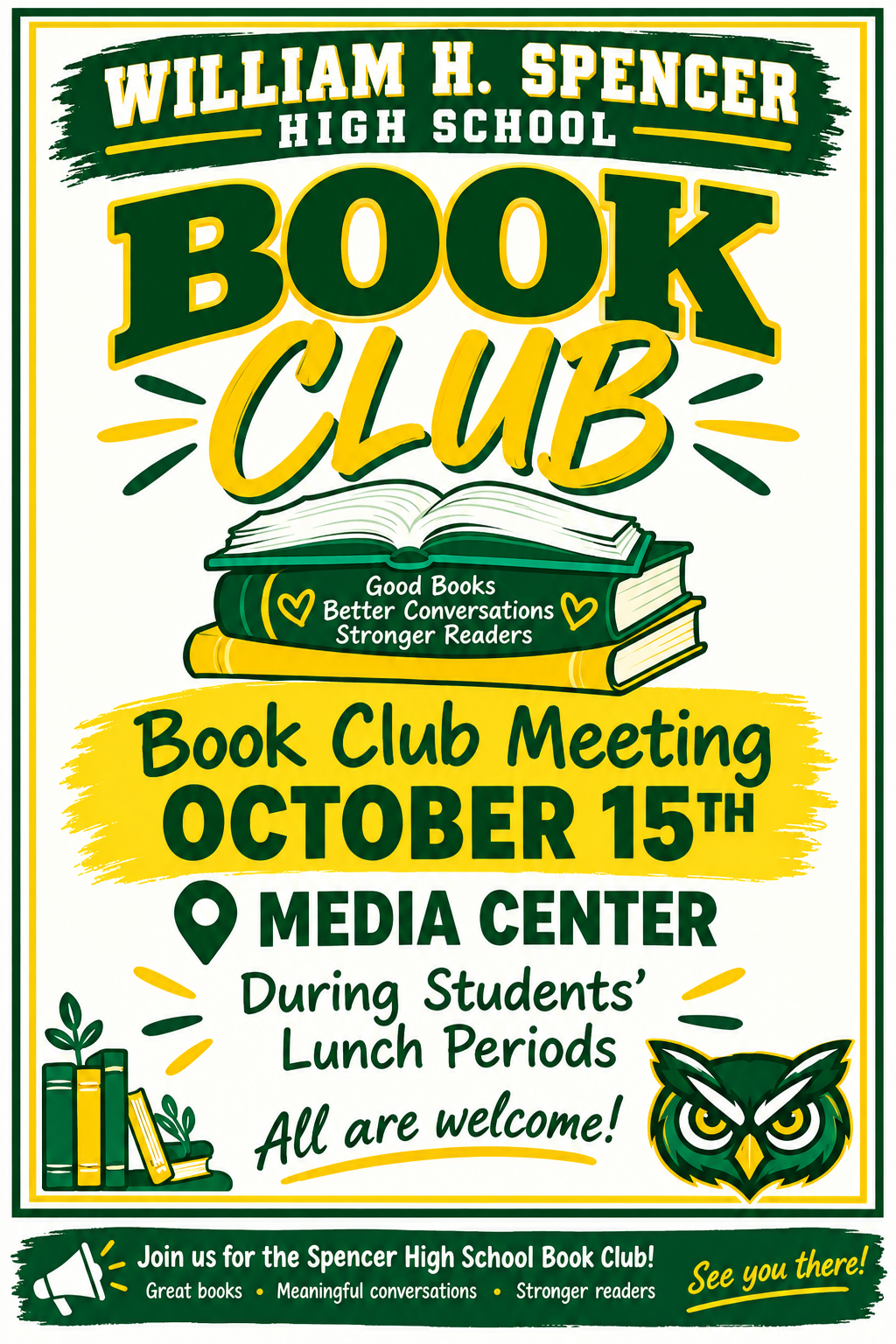 Book Club Meeting! All are Welcome!